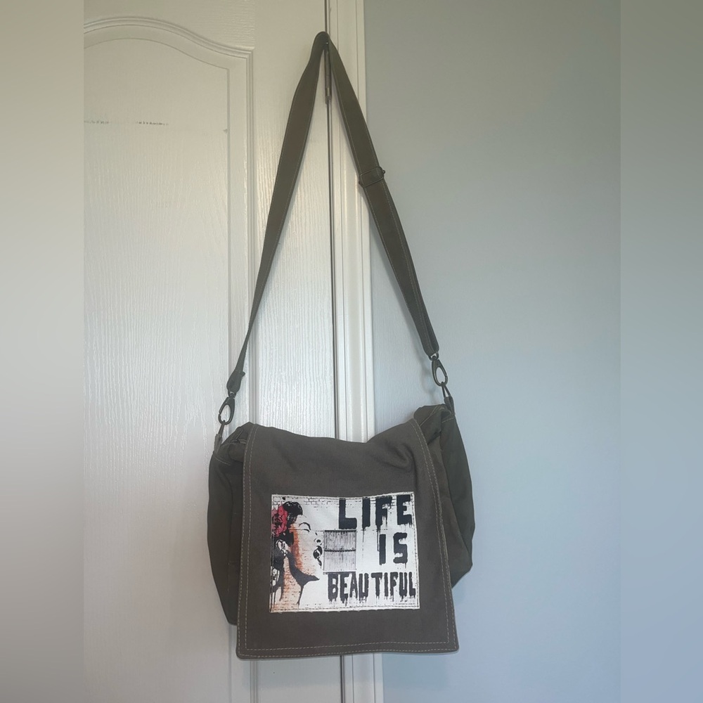 Artsy Vintage Messenger Bag